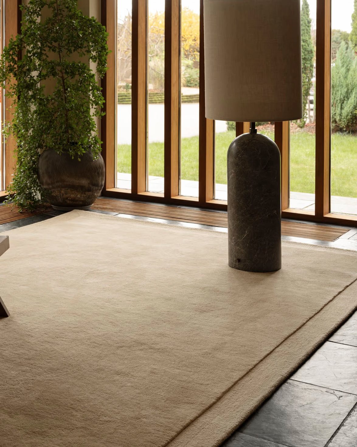 Louis Wool Rug Warm Beige