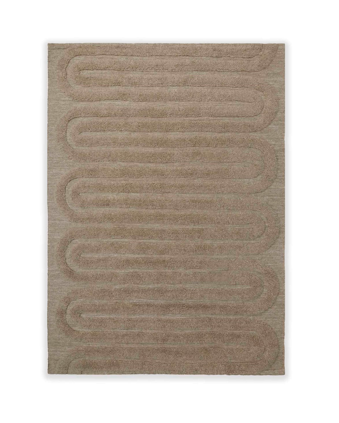 Riklund Wool Rug Beige Melange