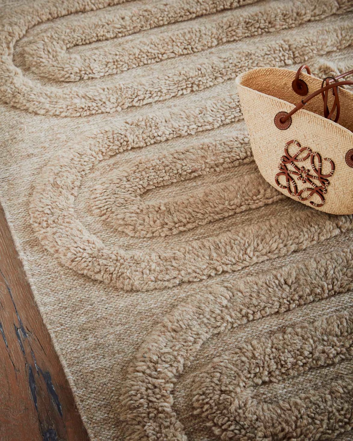 Riklund Wool Rug Beige Melange