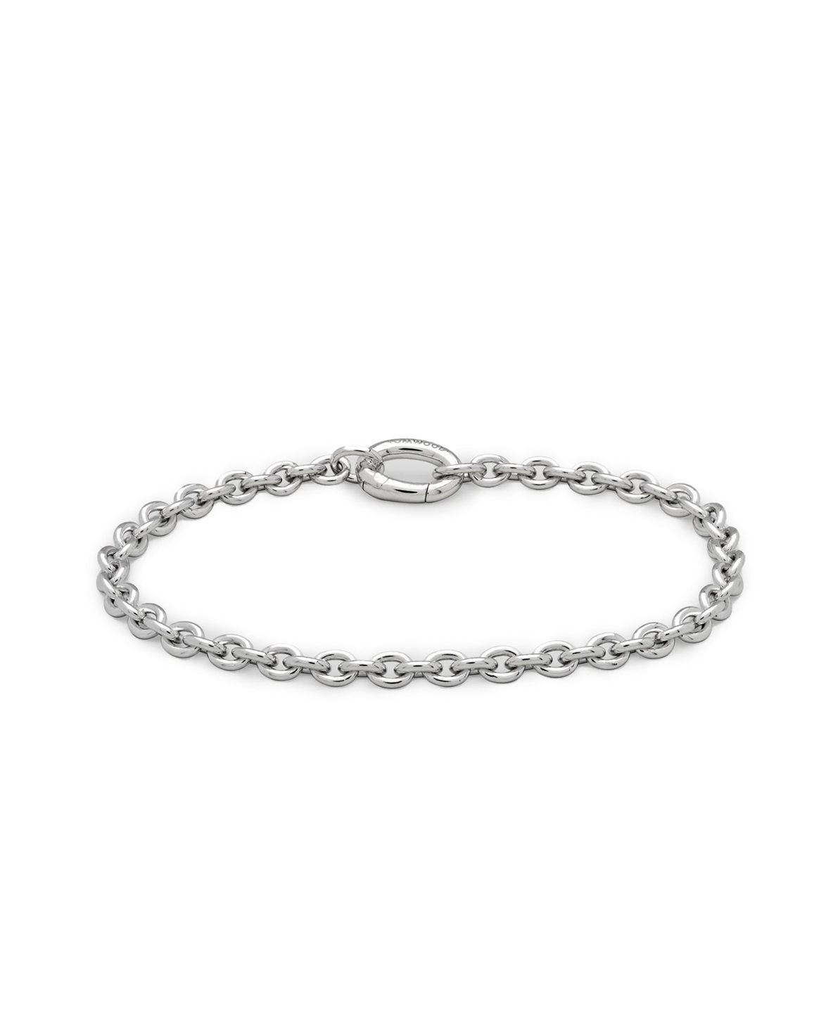 Ada Chain Bracelet Slim Silver