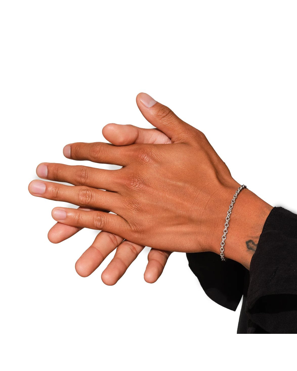 Ada Chain Bracelet Slim Silver
