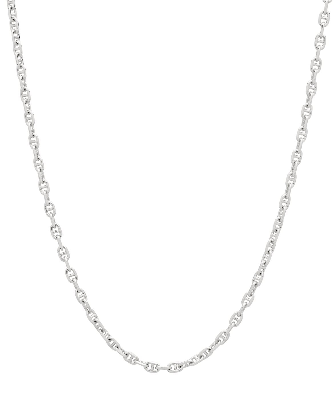 Cable Chain Necklace Silver
