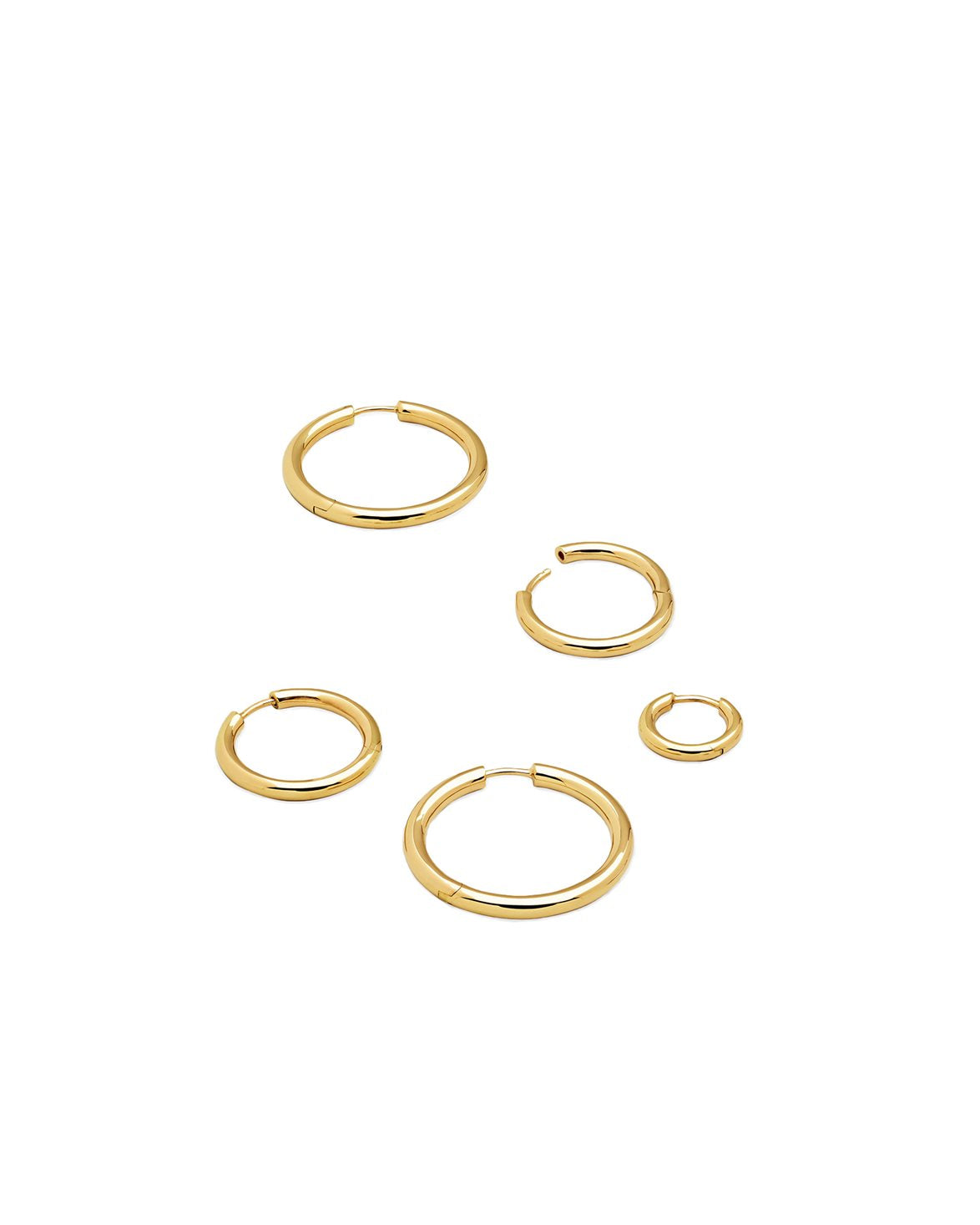 Classic Hoop Earrings Small Gold