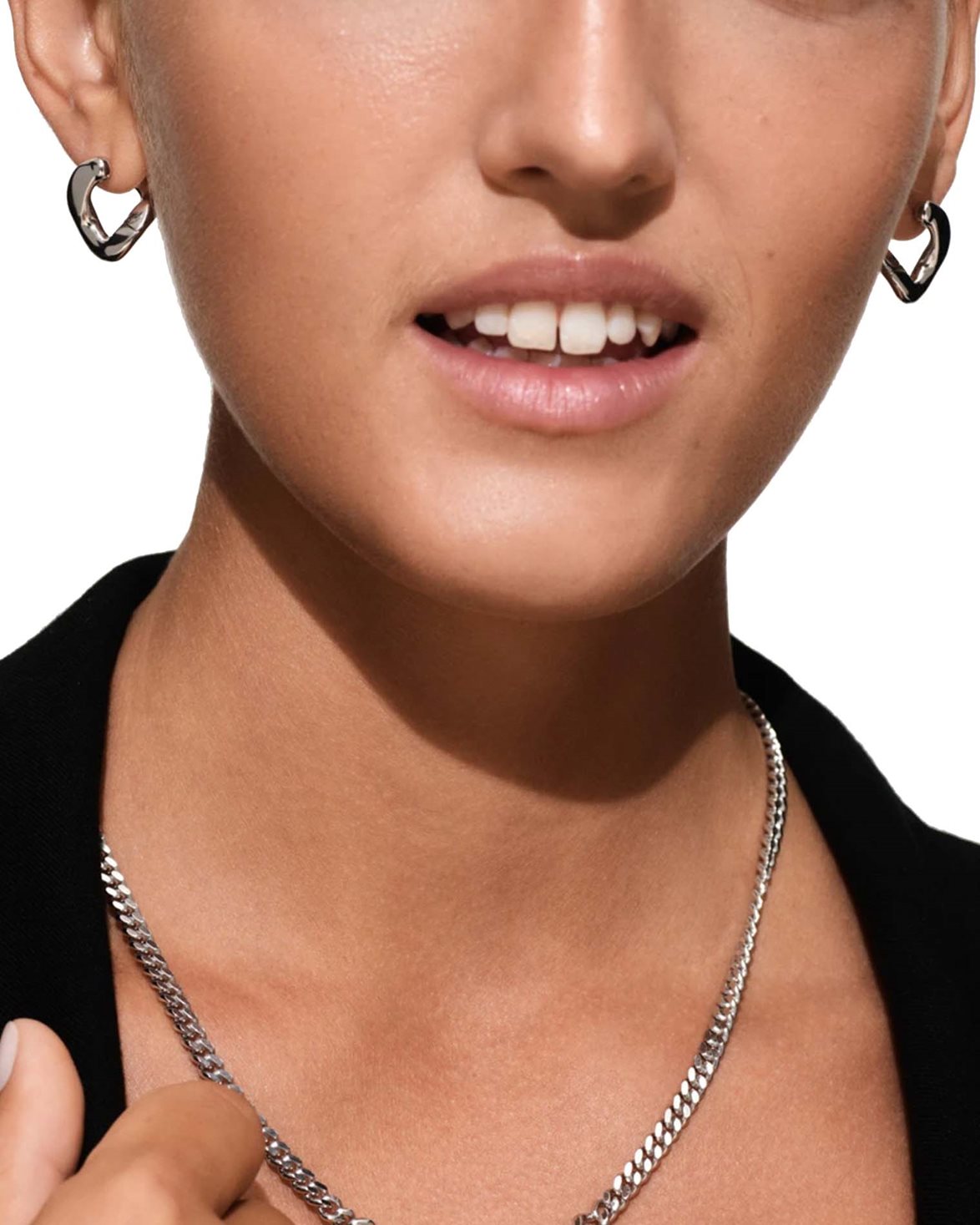 Dean Hoops Silver