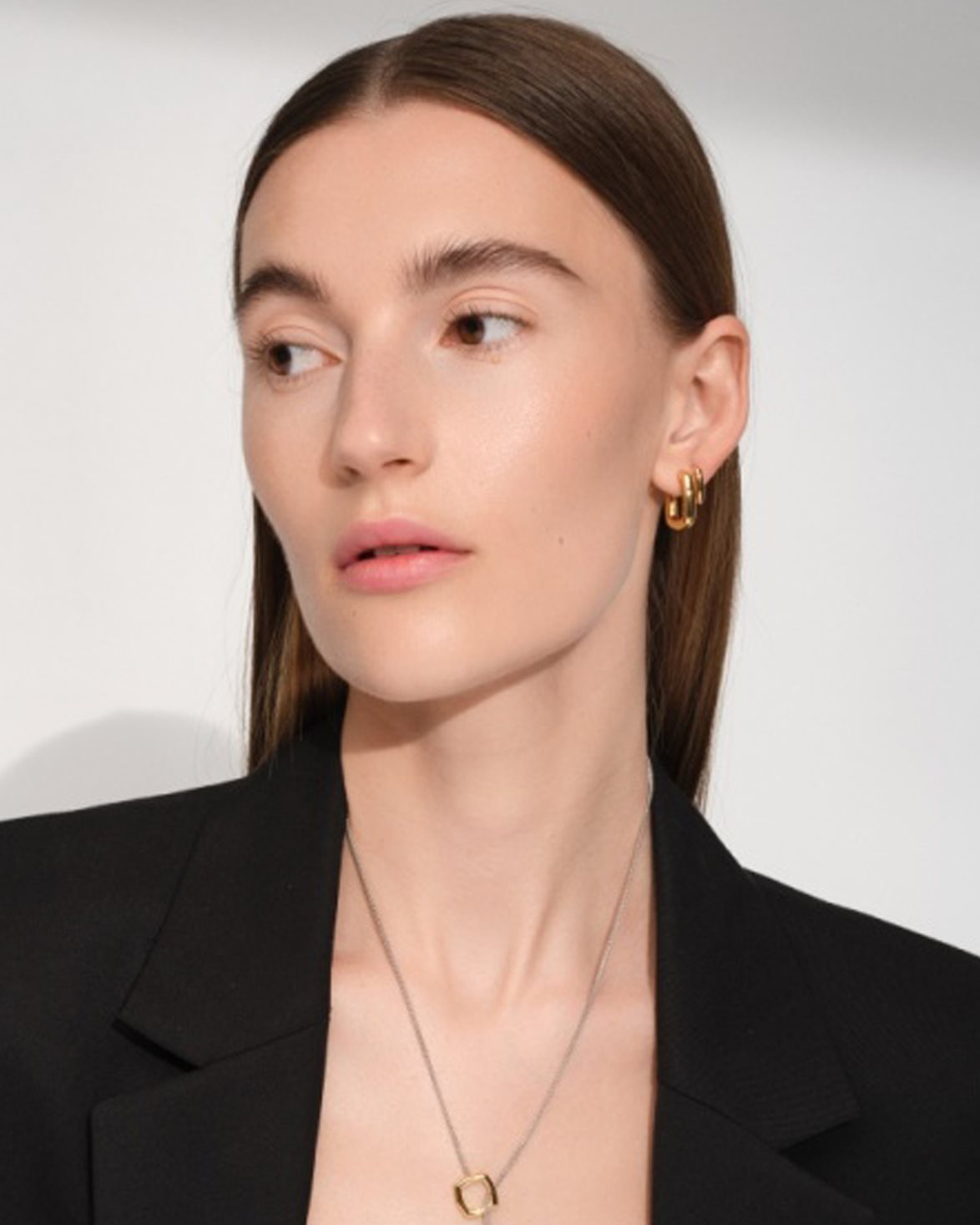 Frame Hoops Small Gold
