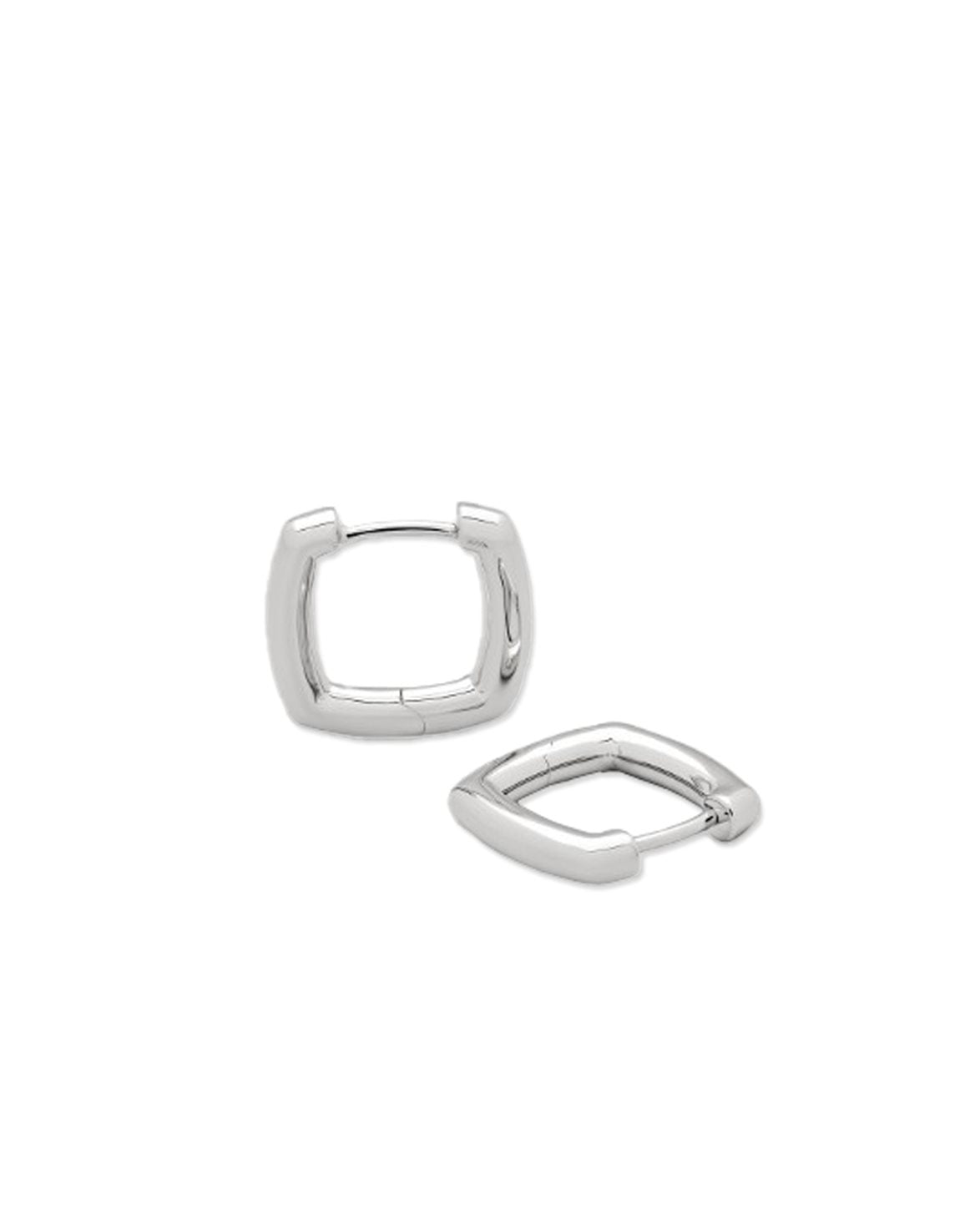Frame Hoops Small Silver