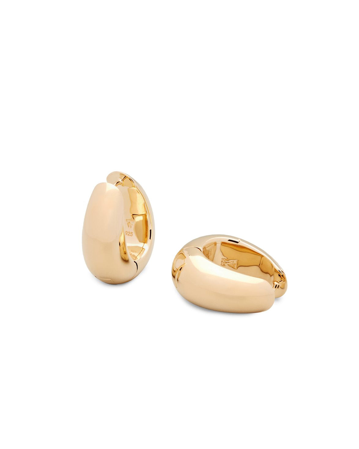 Ice Hoop Medium Gold