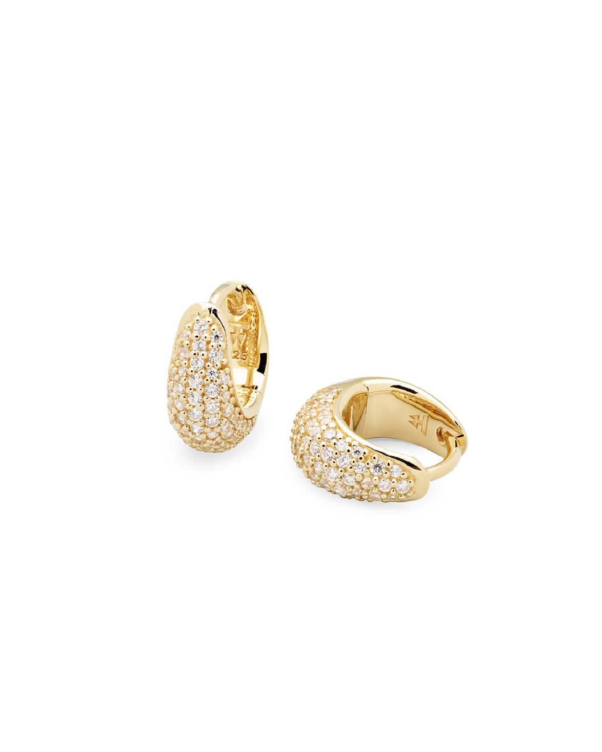 Ice Huggie Pave Gold