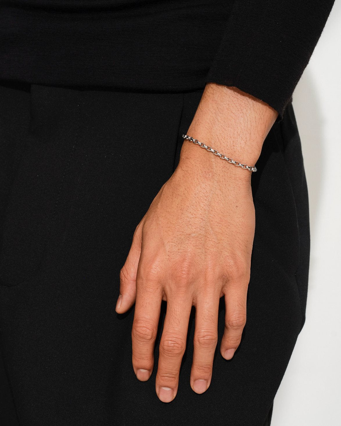 Lee Bracelet Thick Silver