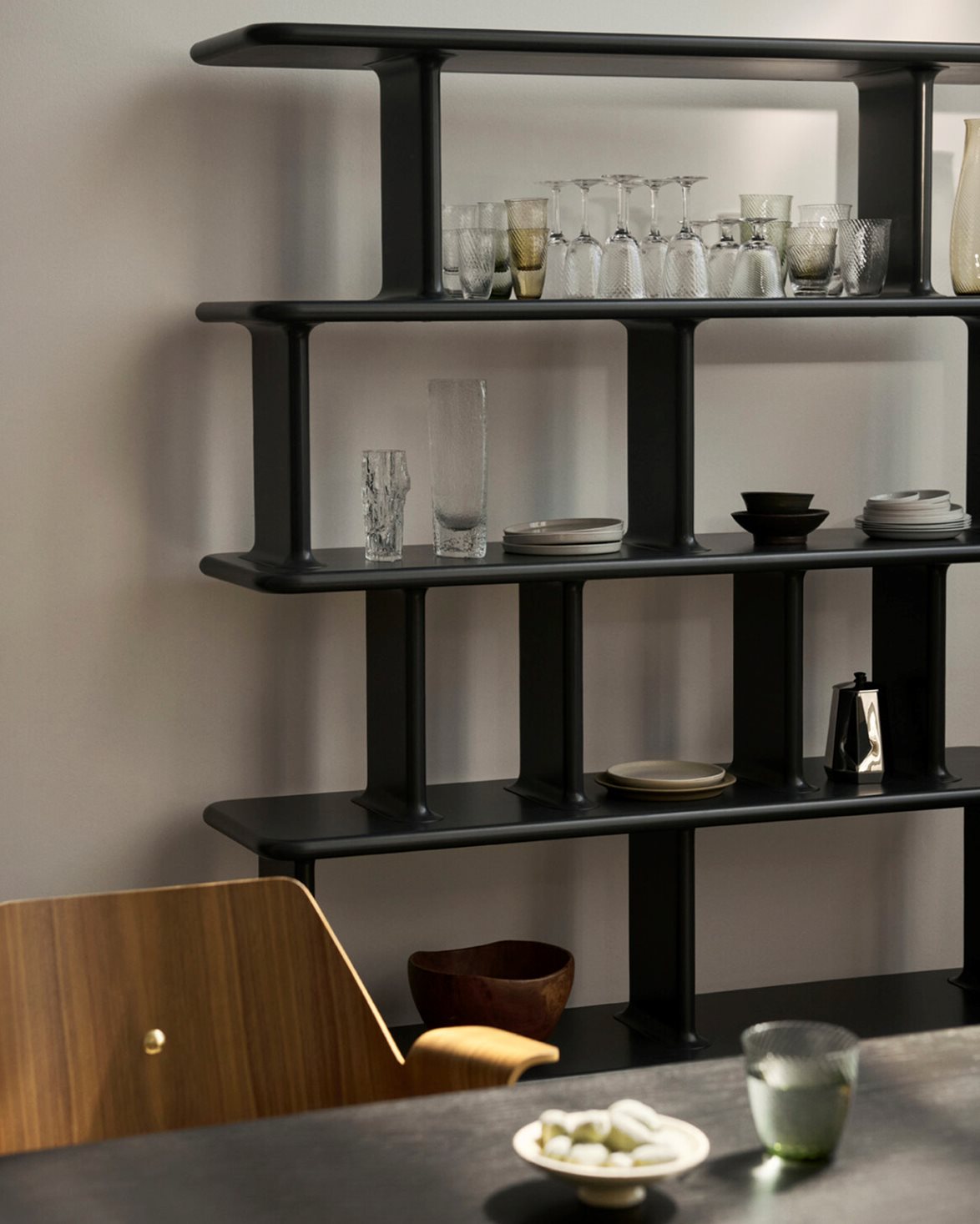 Archivo Shelving Jh45 Black Grey
