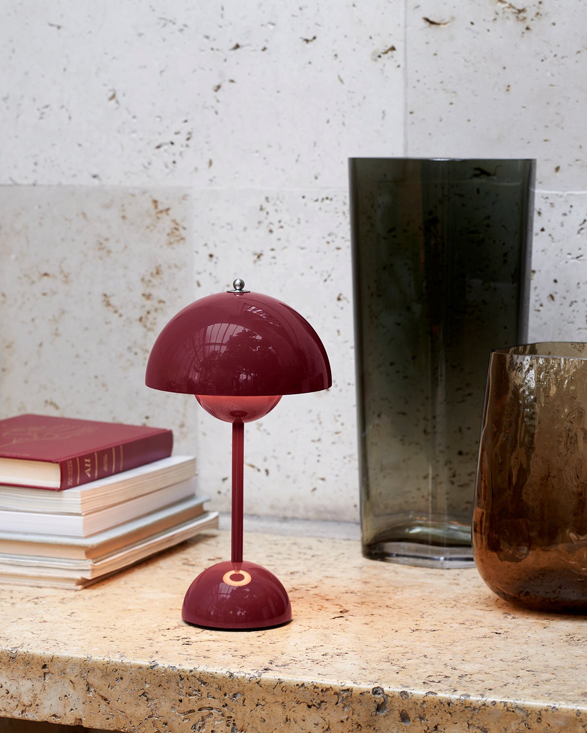 Flowerpot Portable Lamp VP9 Dark Plum