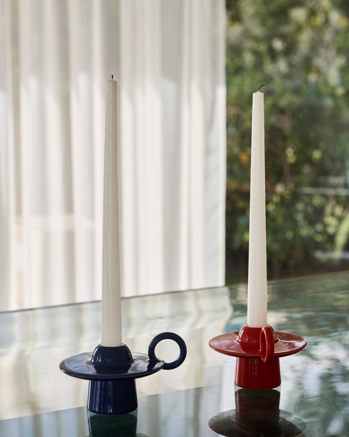 Momento Candleholder Azure