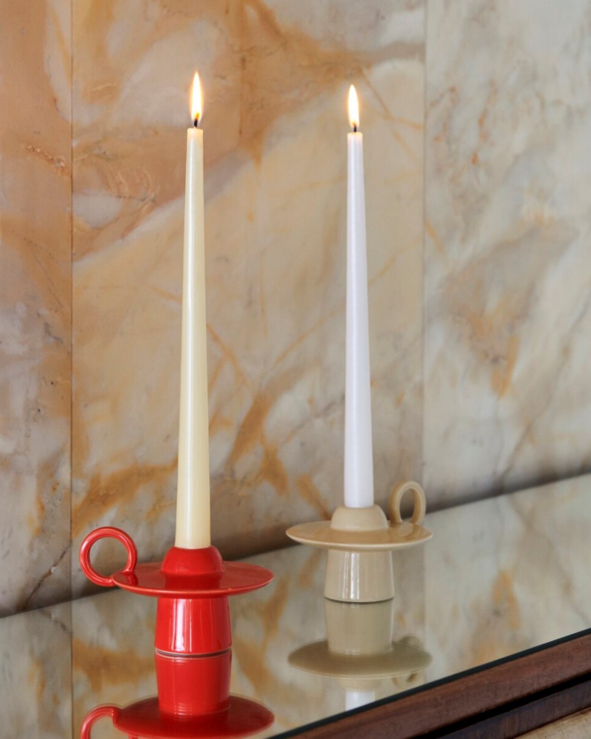 Momento Candleholder Ivory