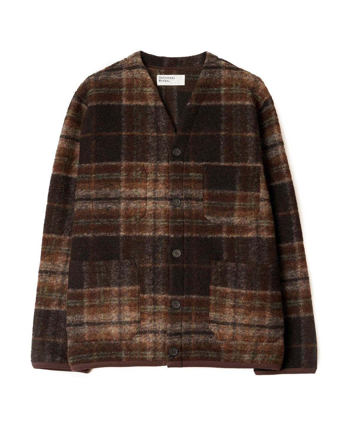 Cardigan Brown Check