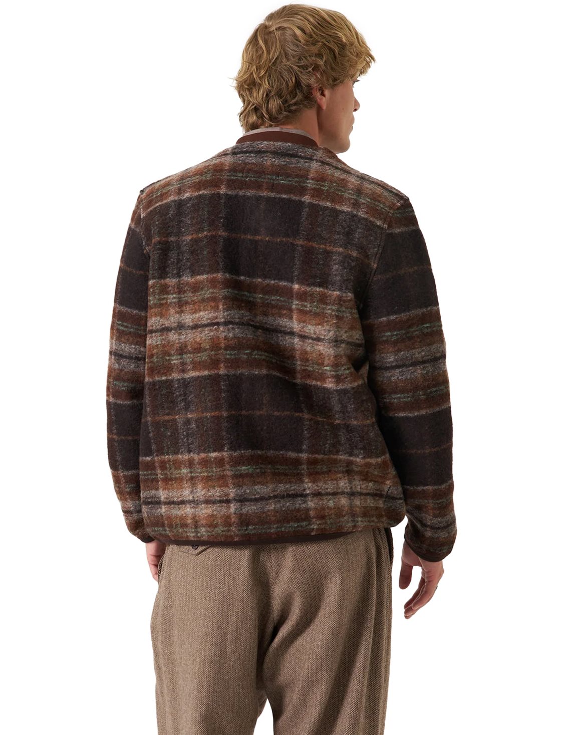 Cardigan Brown Check