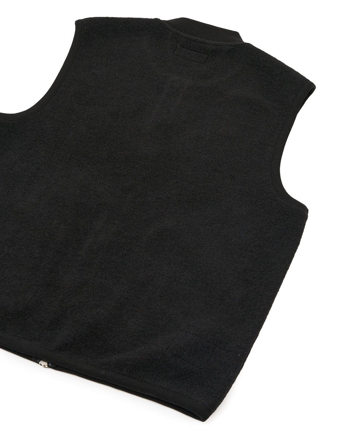 Zip Waistcoat Black