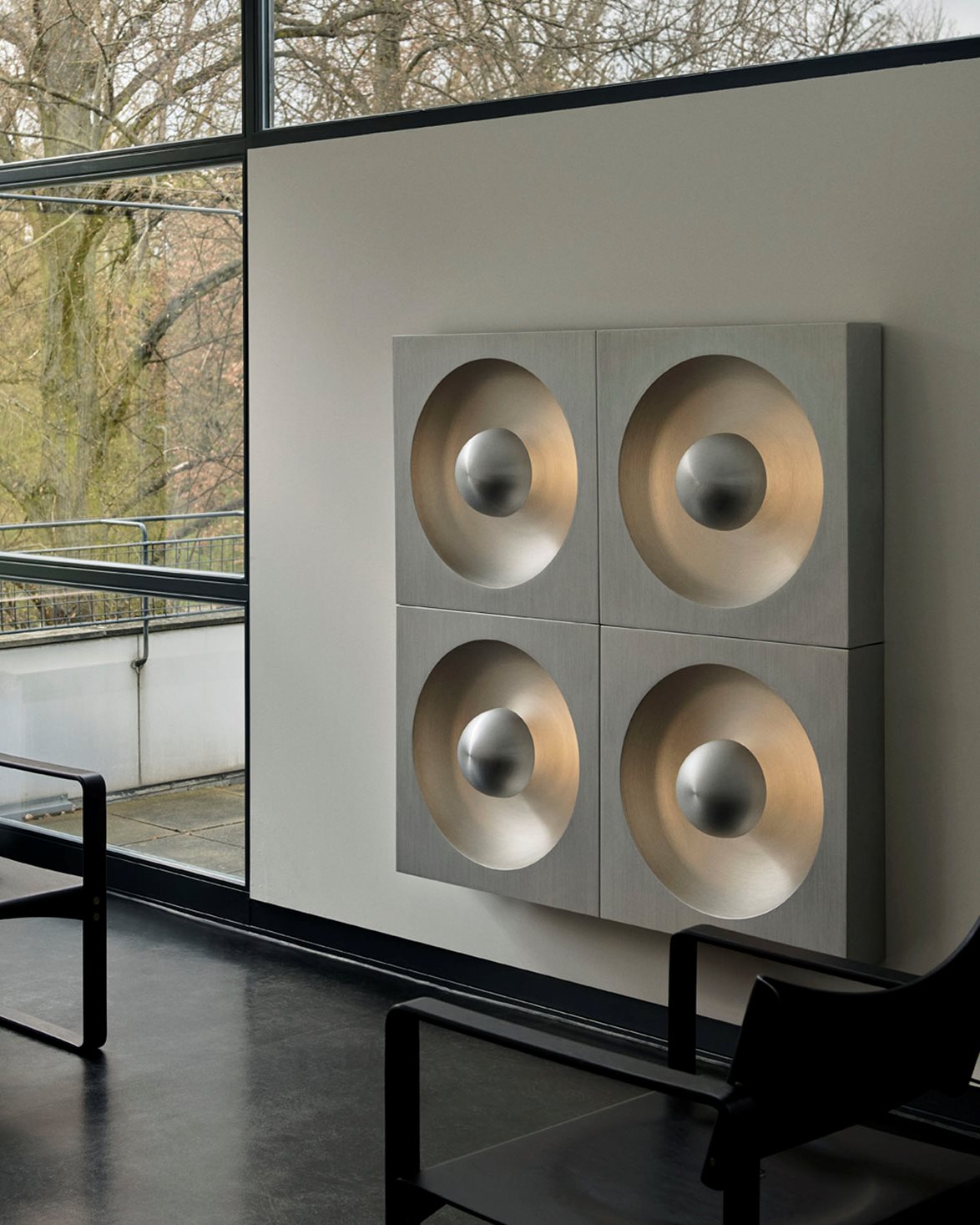 Spiegel Wall/Ceiling Lamp Brushed Aluminium