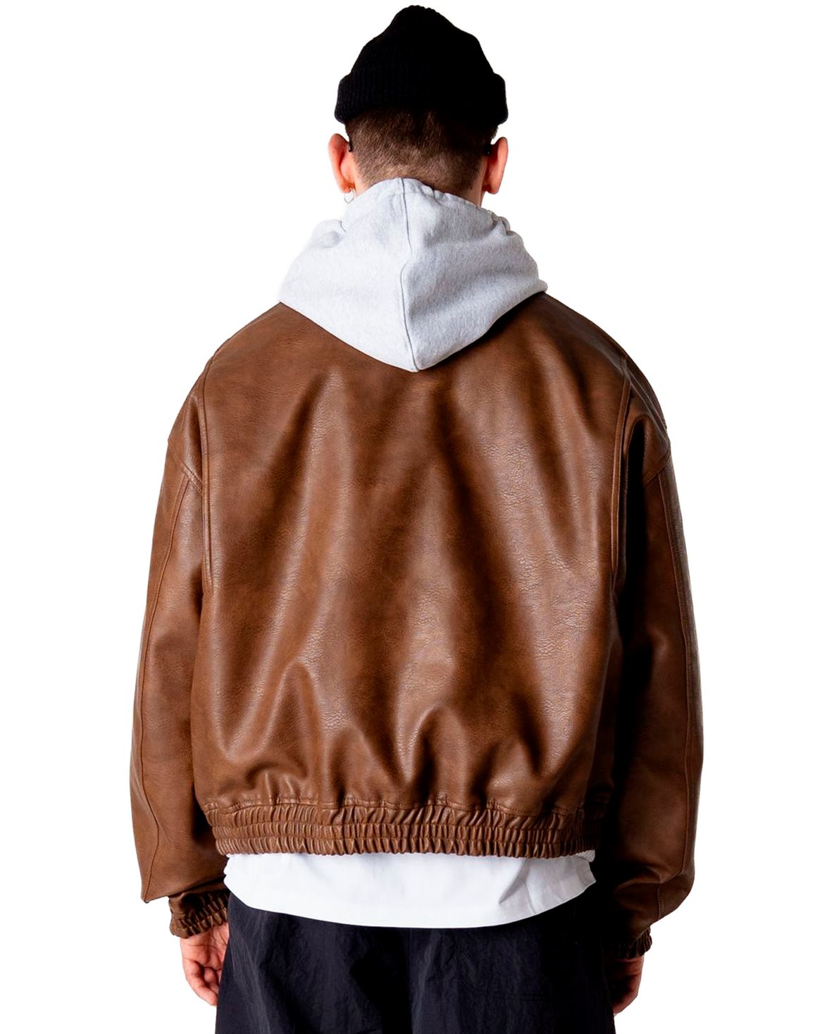 Bao Biker Jacket Dark Brown