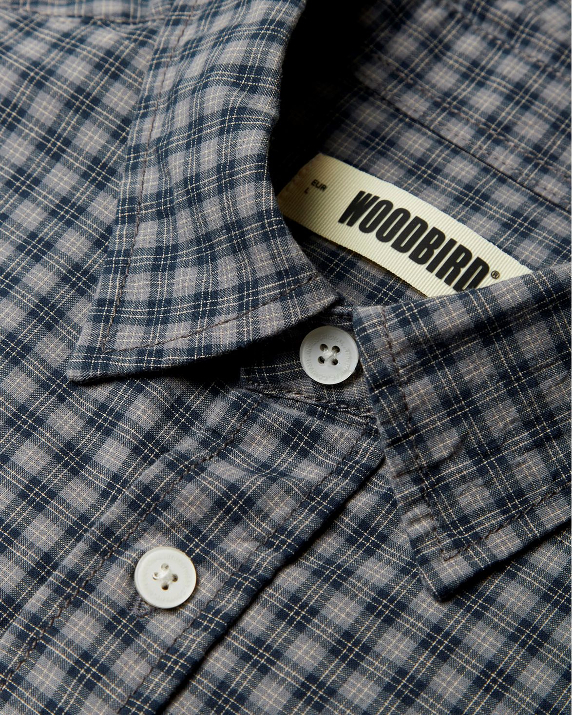 Buzo Yu Check Shirt Blue