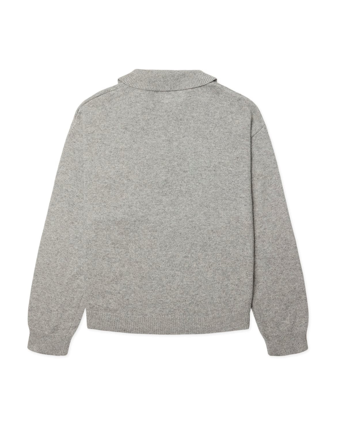 Kang 1/2 Zip Polo Grey