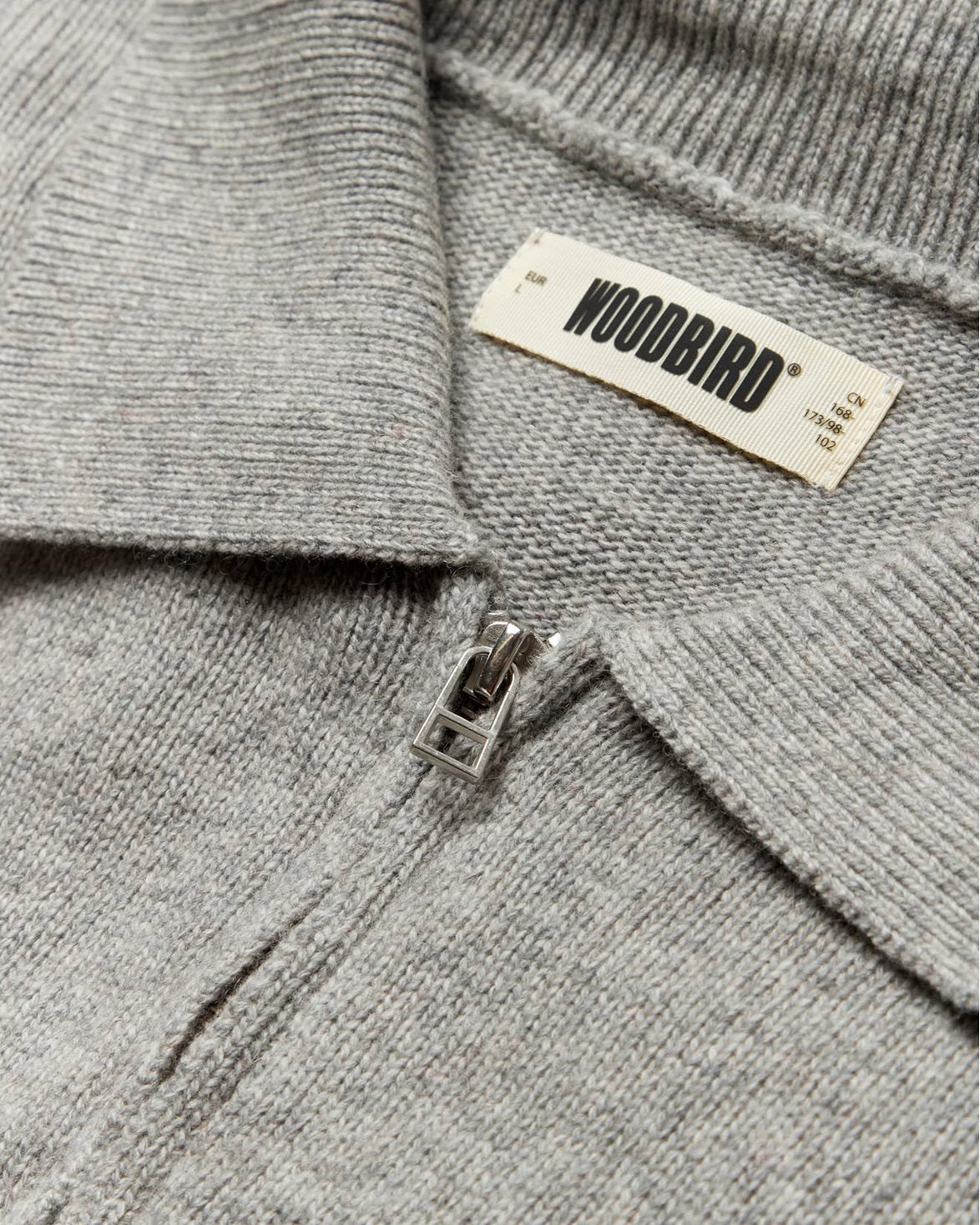Kang 1/2 Zip Polo Grey