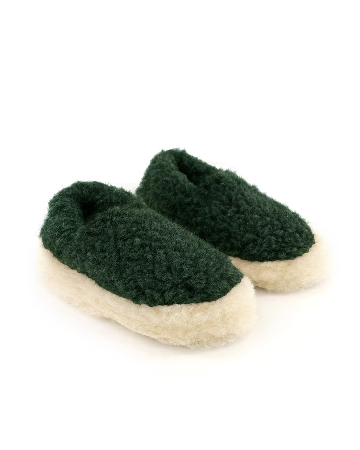 Siberian Slippers Dark Green