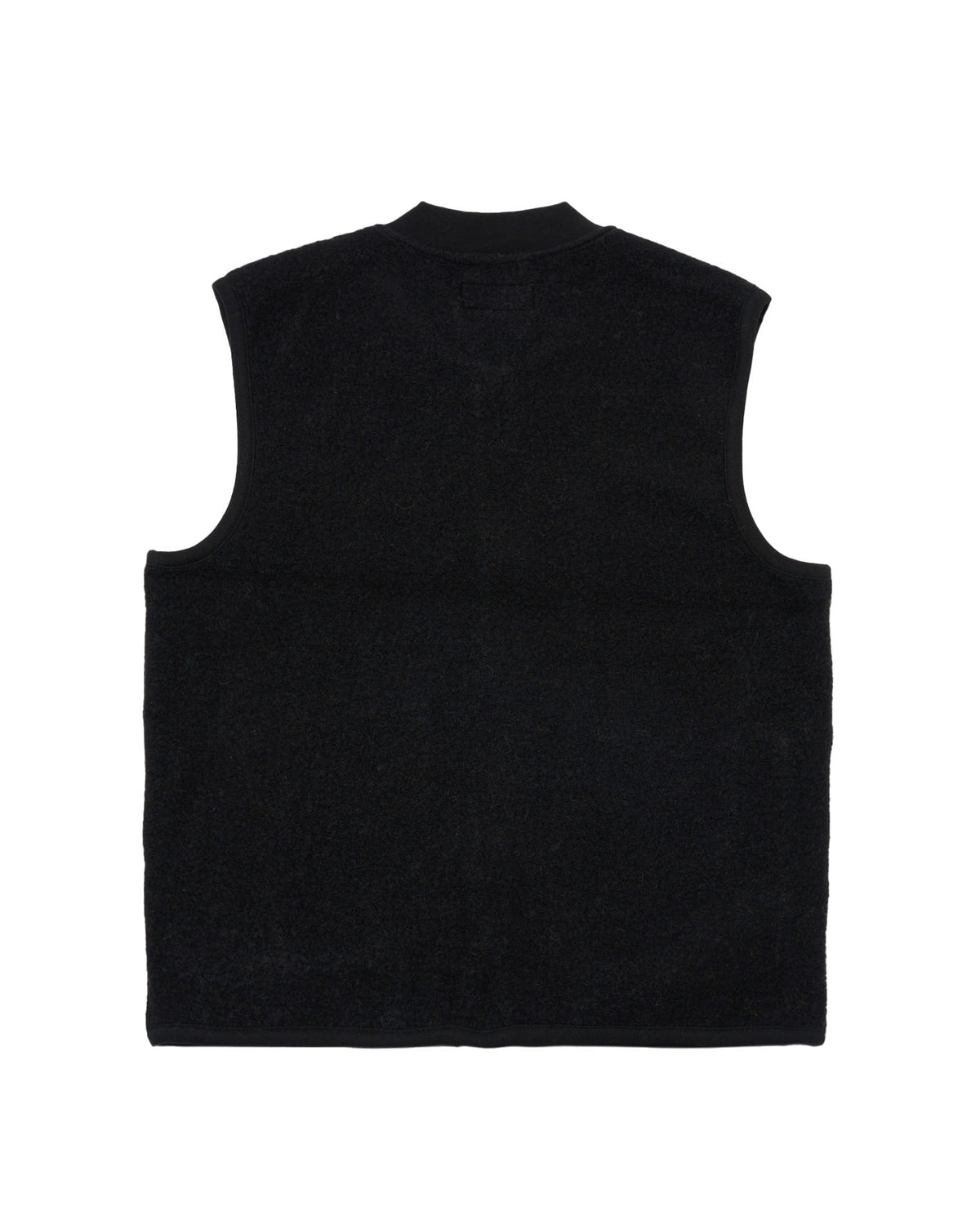 Zip Waistcoat Black