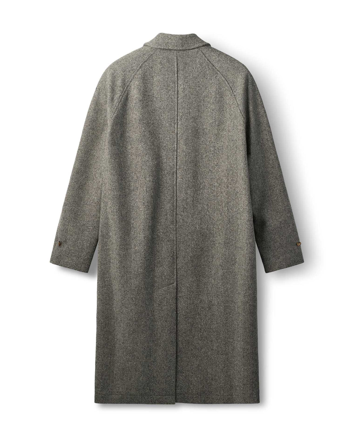 Pine Wool Coat Grey Herringbone