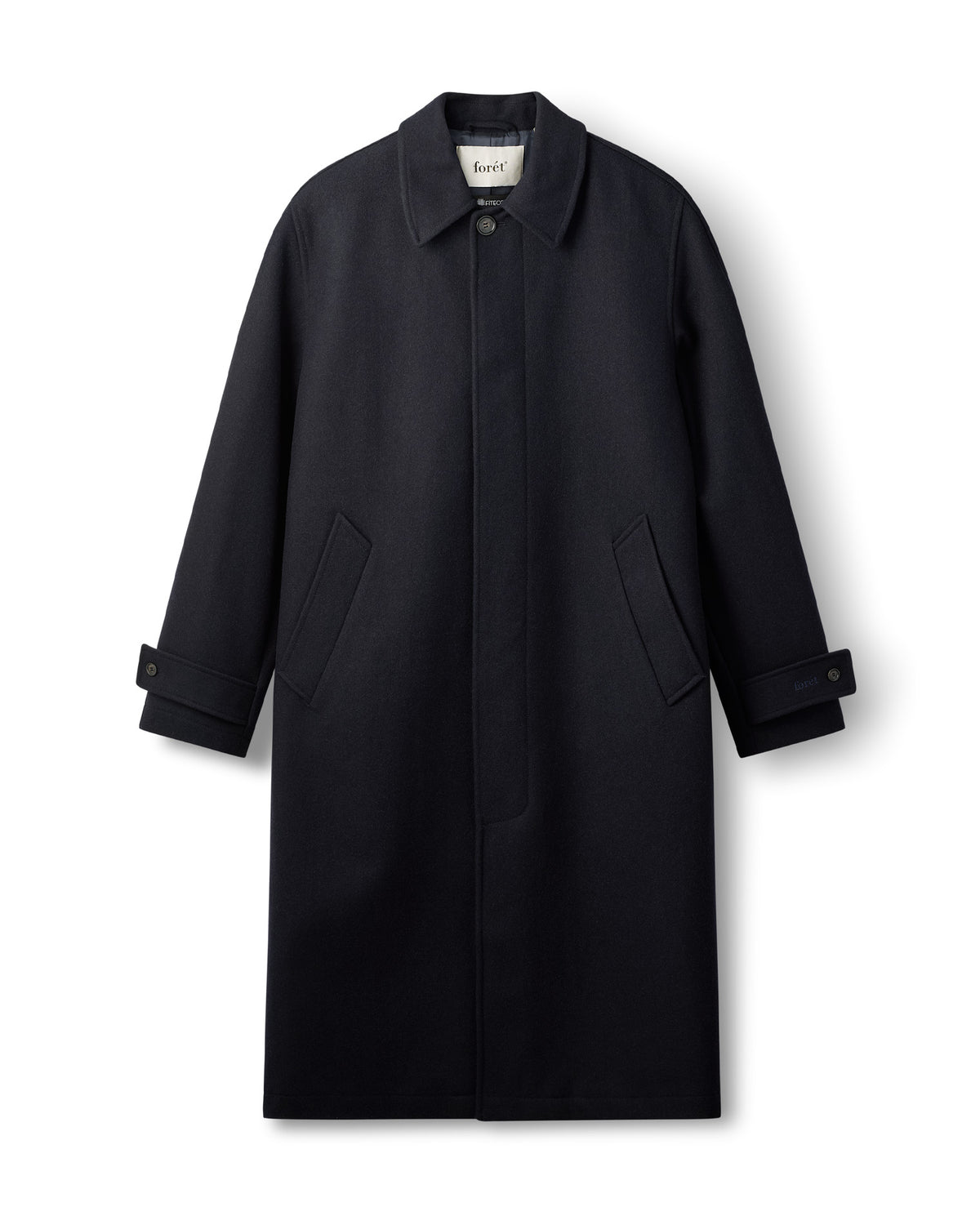 Pine Wool Coat Navy