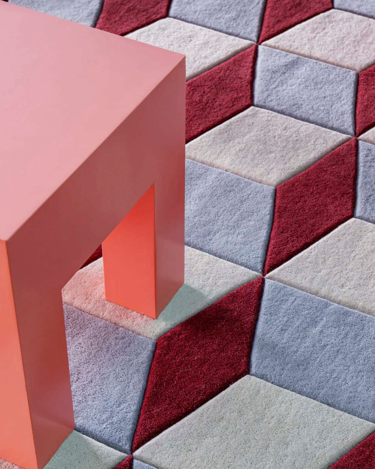 Illusion Rug Mulberry Sky