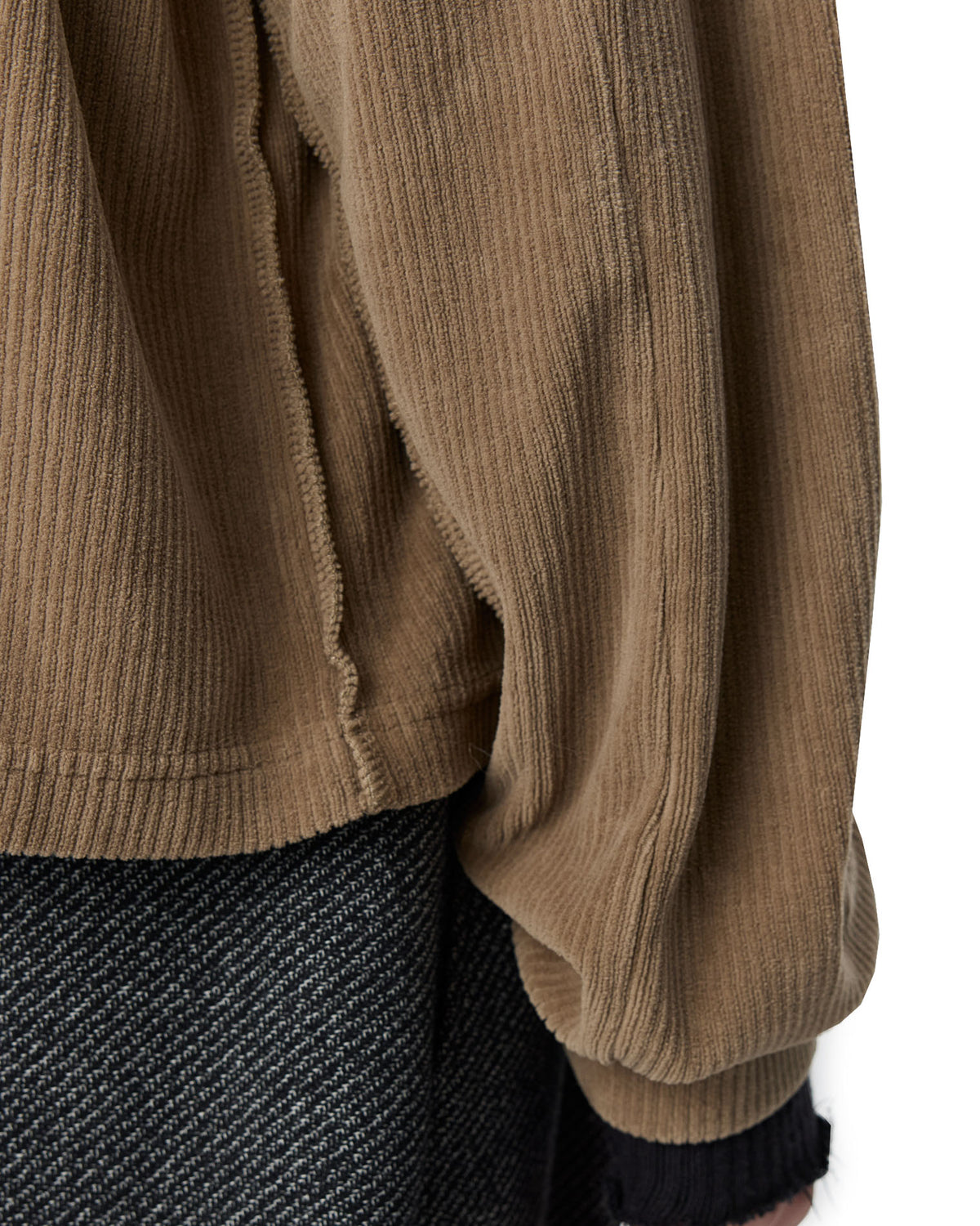 Relaxed Long Sleeve Tee Walnut Husk Pile