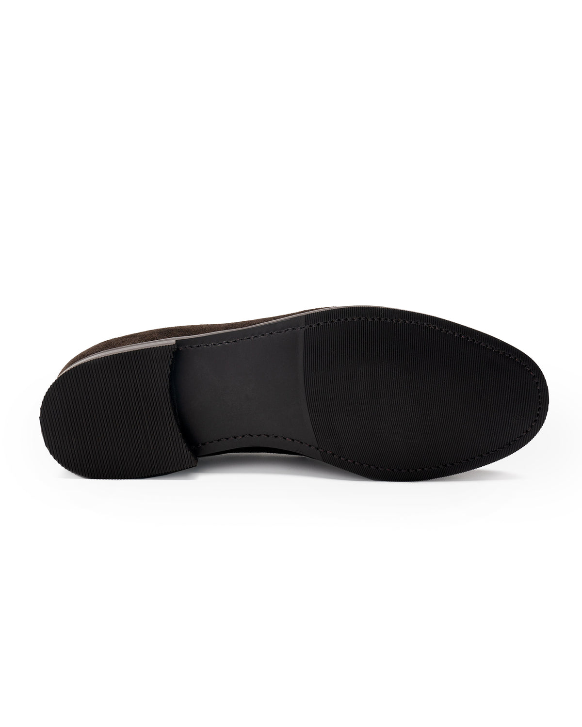 The Penny Loafer Brown Suede Rubber Sole