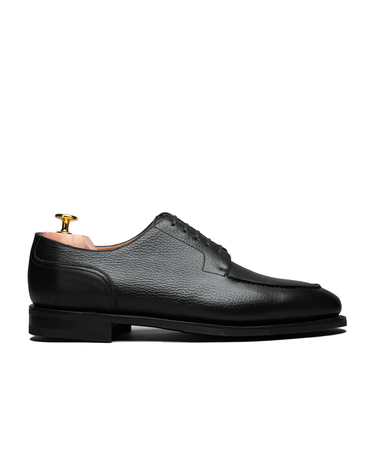The Split Toe Derby Black Grain