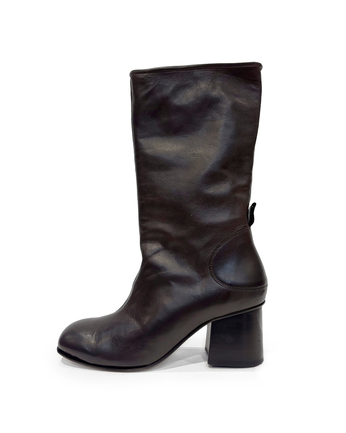 Strutter Boot Matted Brown Waxed Bovine