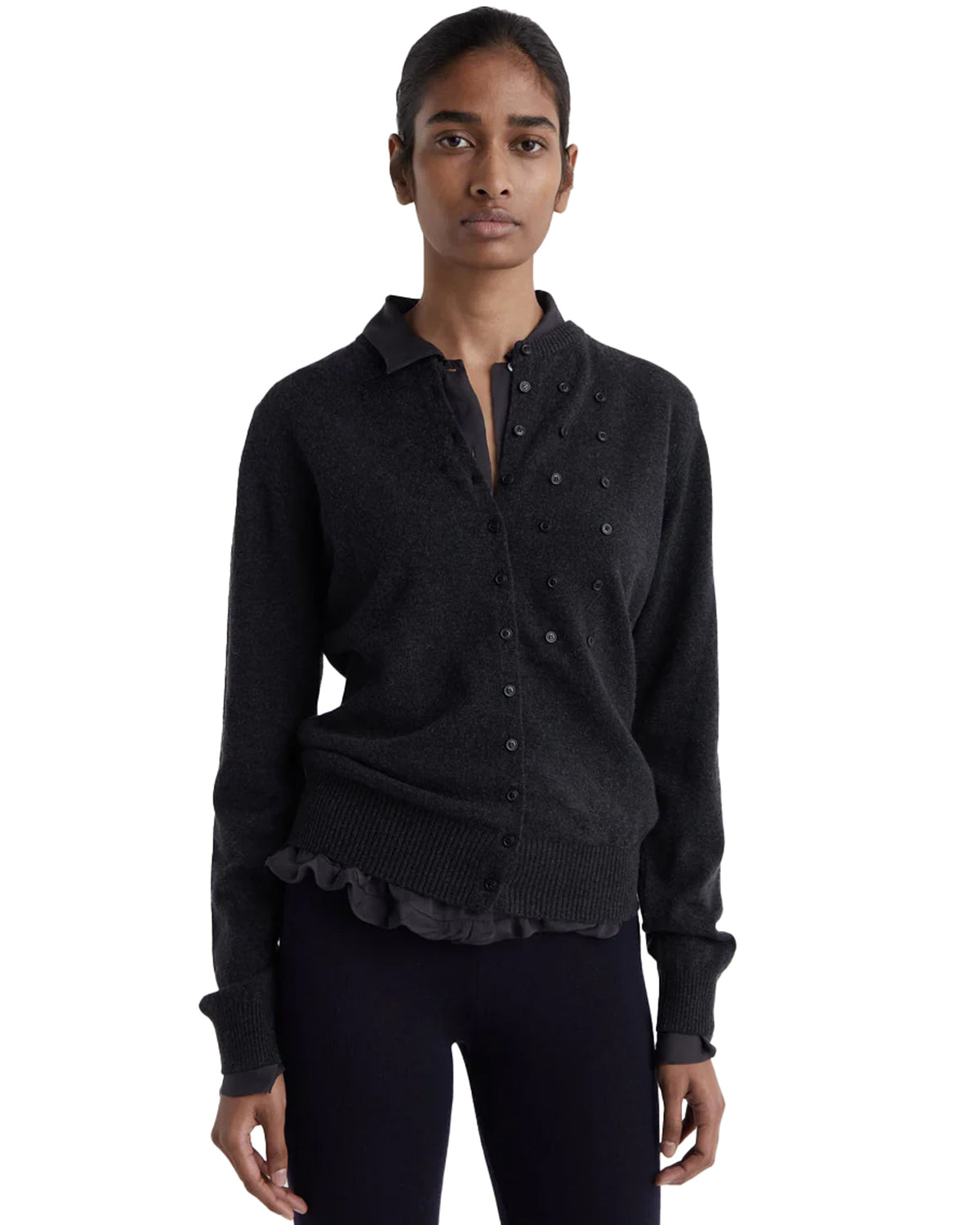 Angelina Knit Cardigan Grey