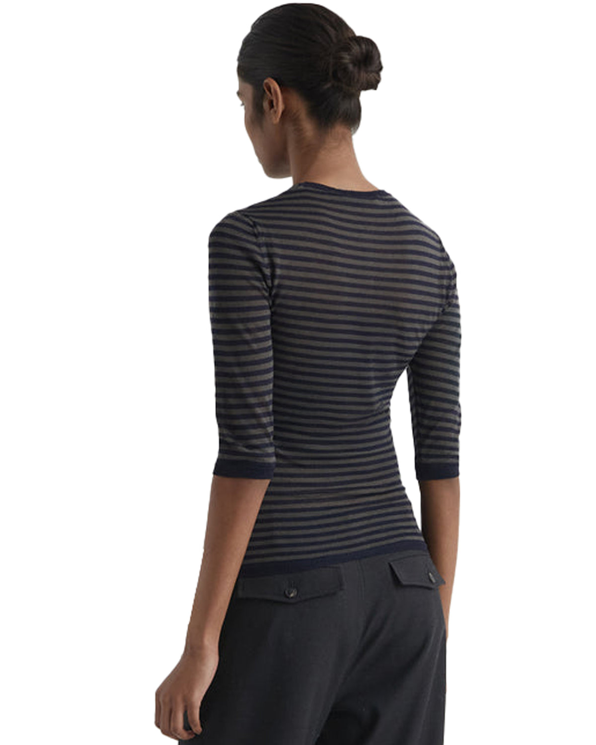 Balsam Fitted Cardigan Dark Grey