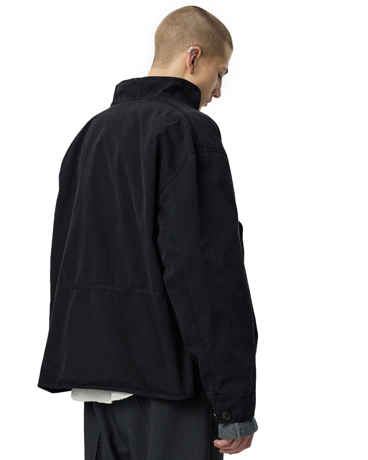 Liner Jacket Dusty Black Dense Cotton