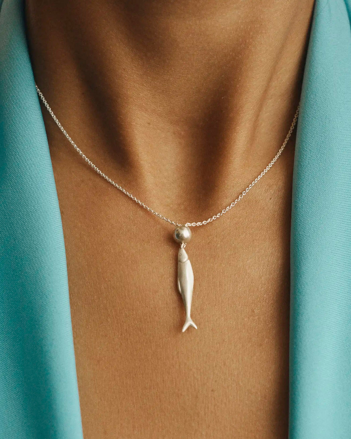 Marée Mini Necklace Silver