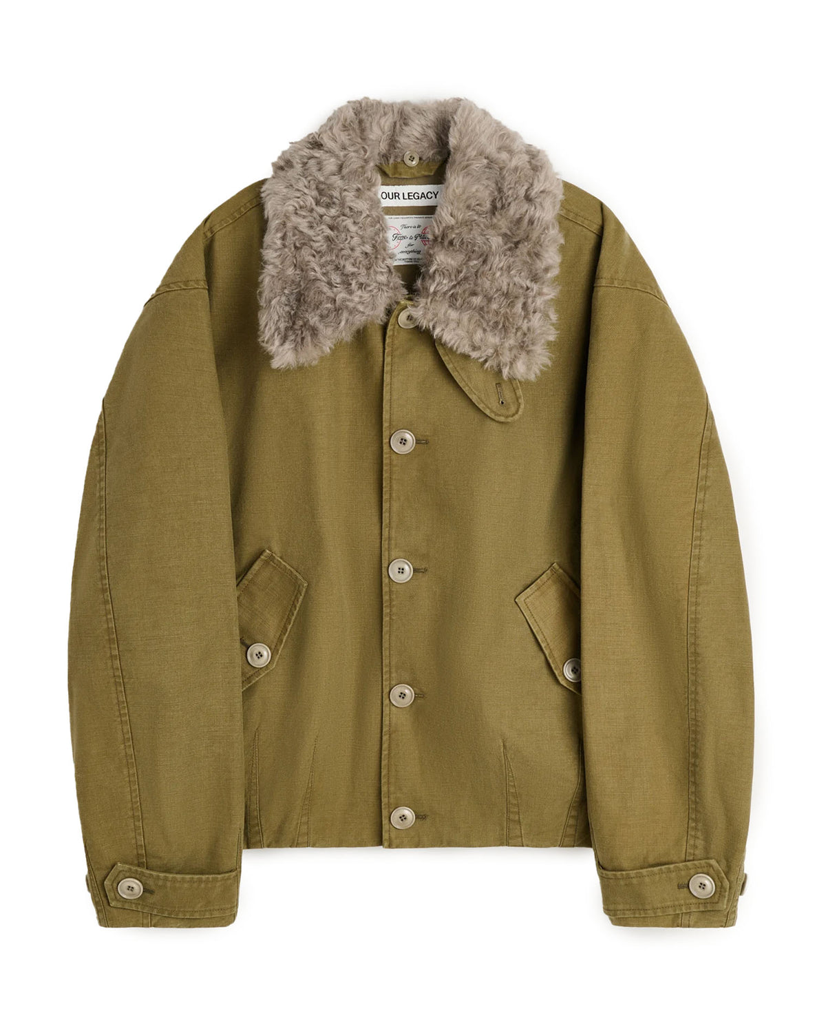Aerial Jacket Pigment Khaki Knife Edge Twill