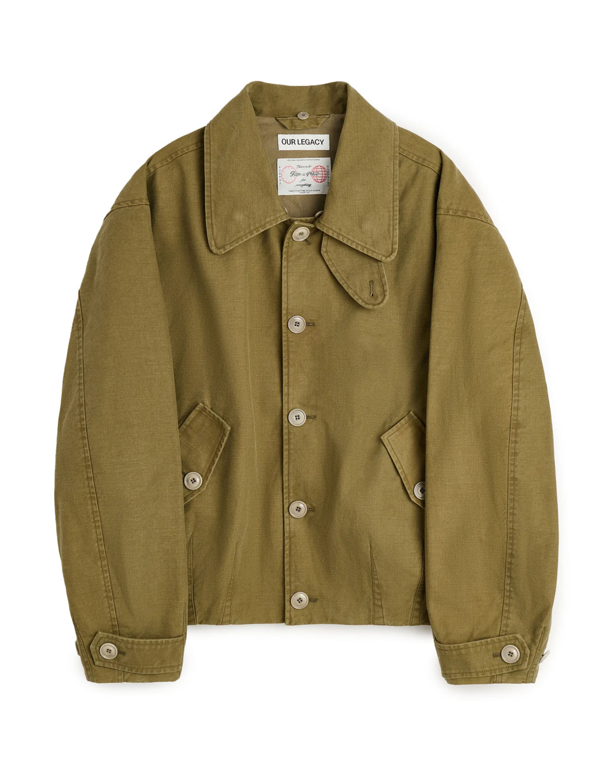Aerial Jacket Pigment Khaki Knife Edge Twill