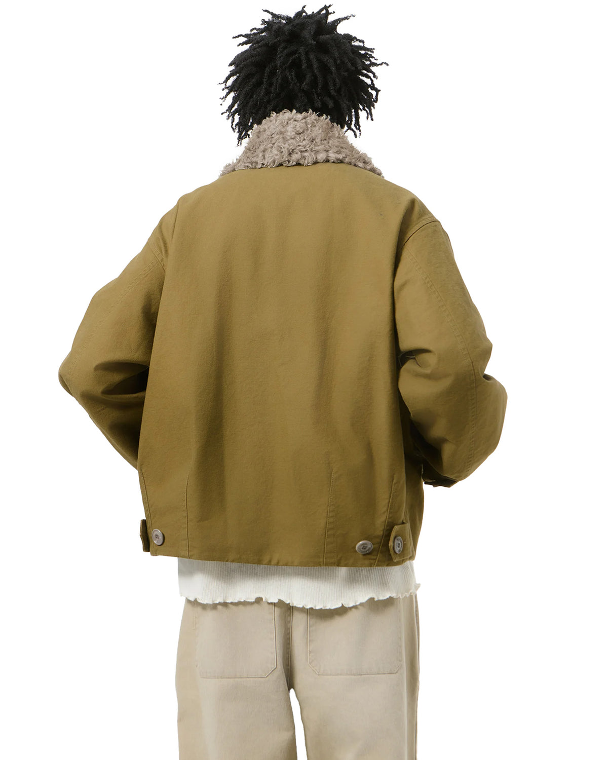 Aerial Jacket Pigment Khaki Knife Edge Twill