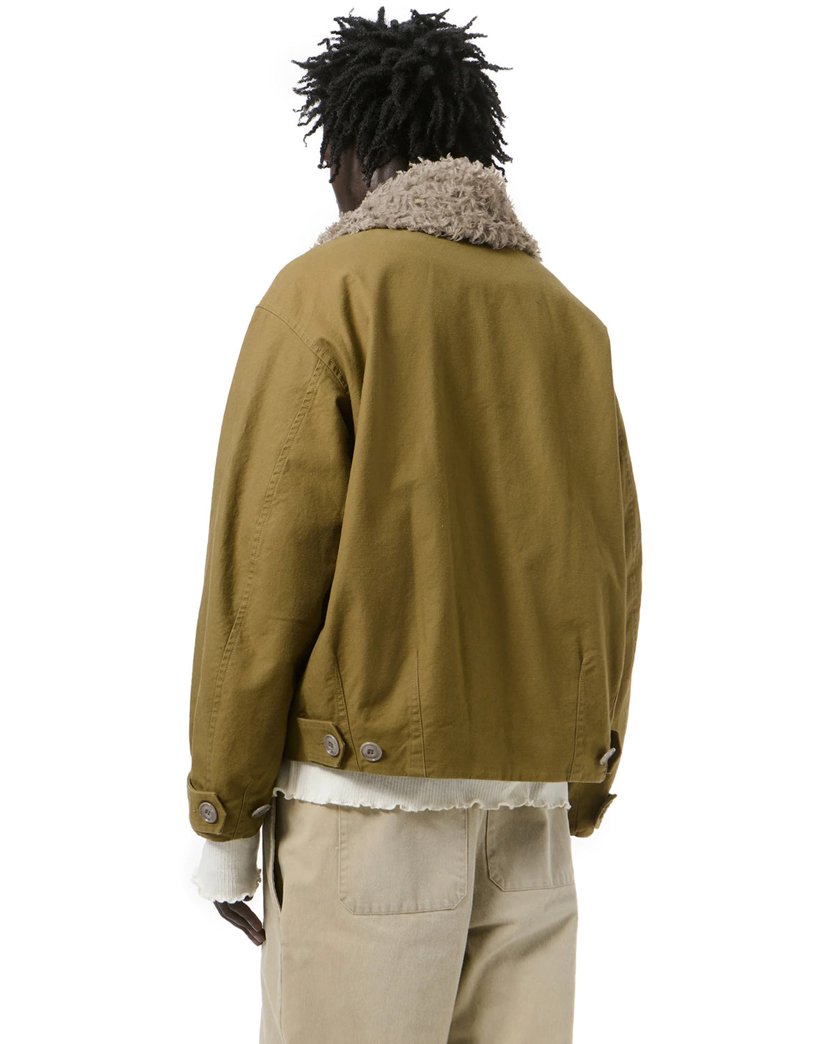 Aerial Jacket Pigment Khaki Knife Edge Twill