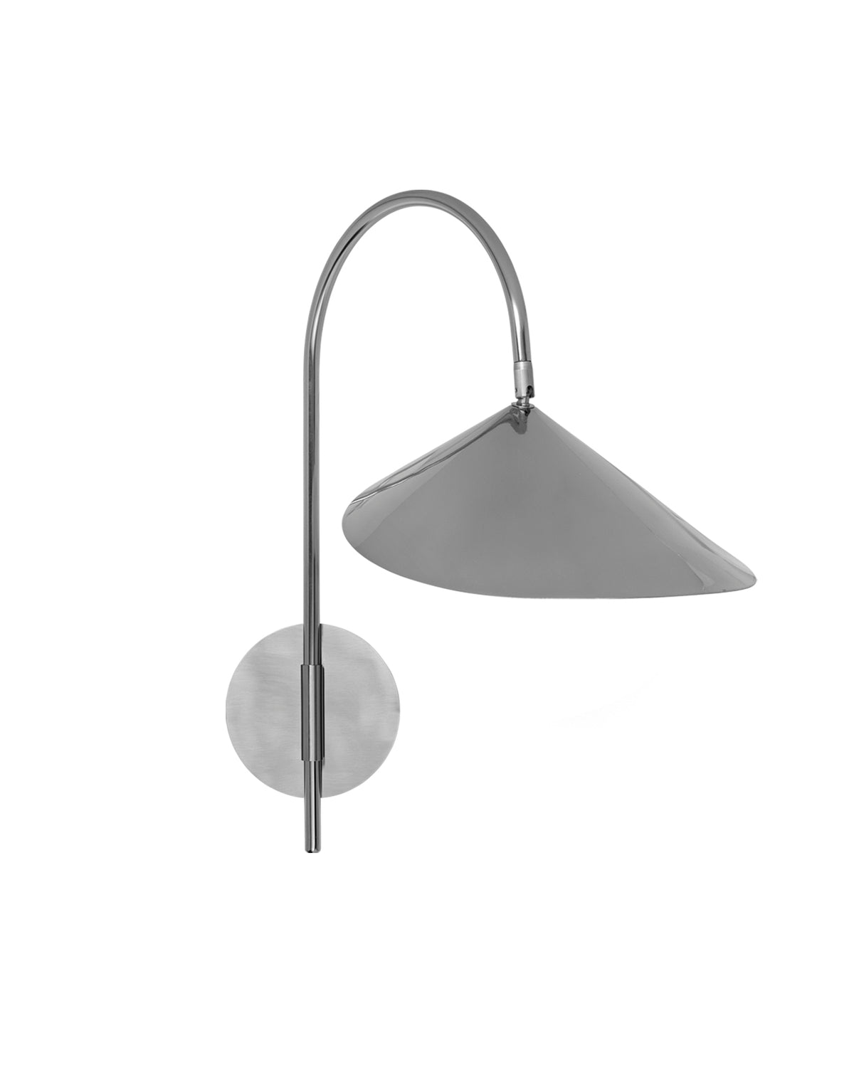 Arum Swivel Wall Lamp Hardwired Stainless Steel