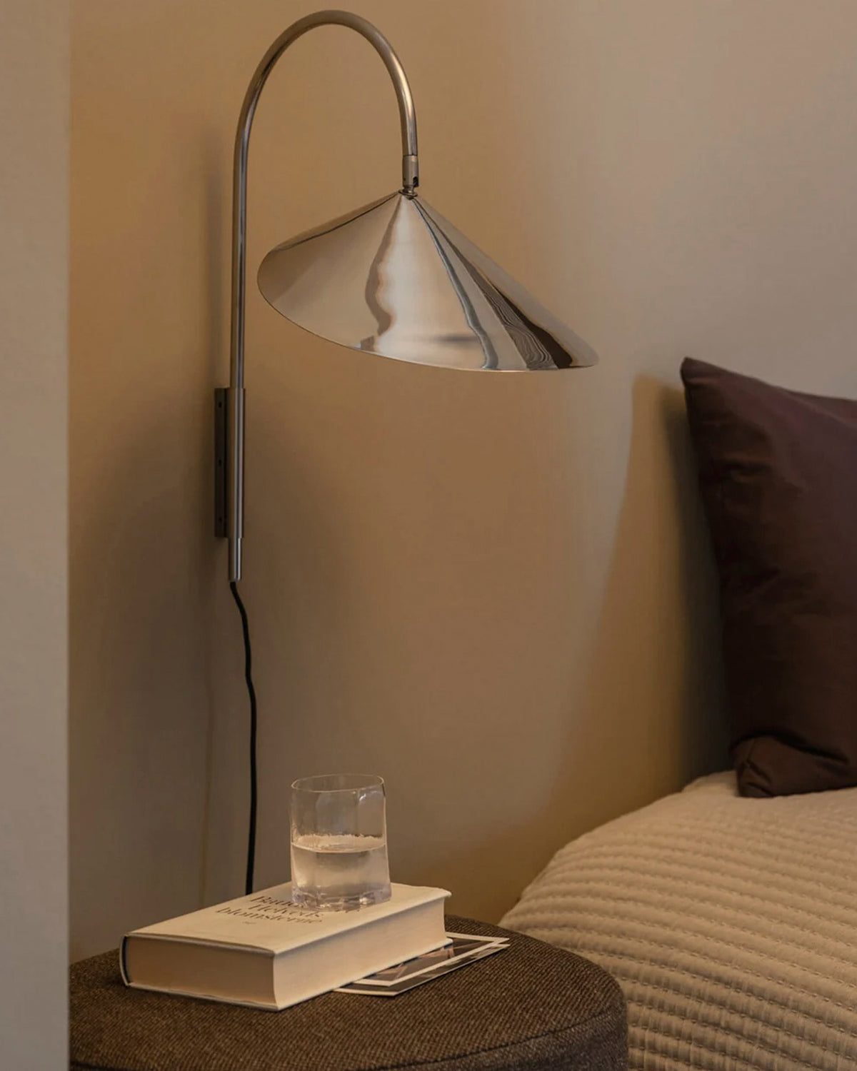 Arum Swivel Wall Lamp Stainless Steel