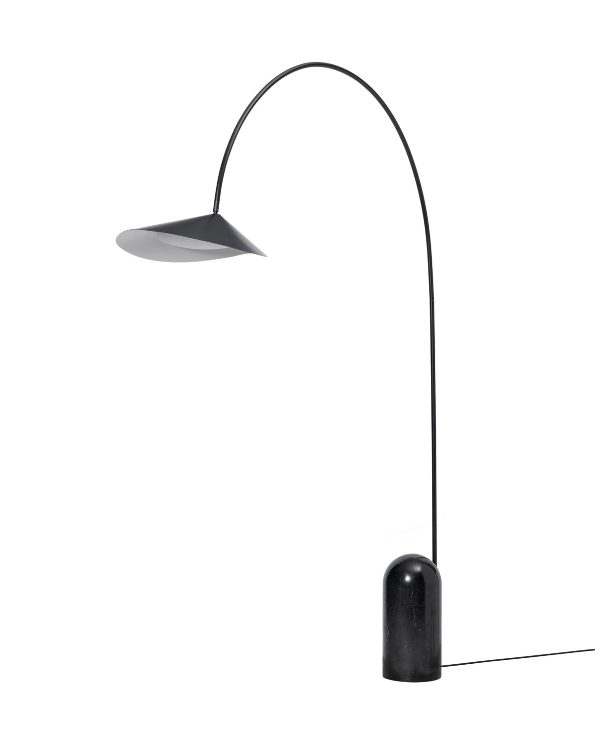 Arum Arched Floor Lamp Black