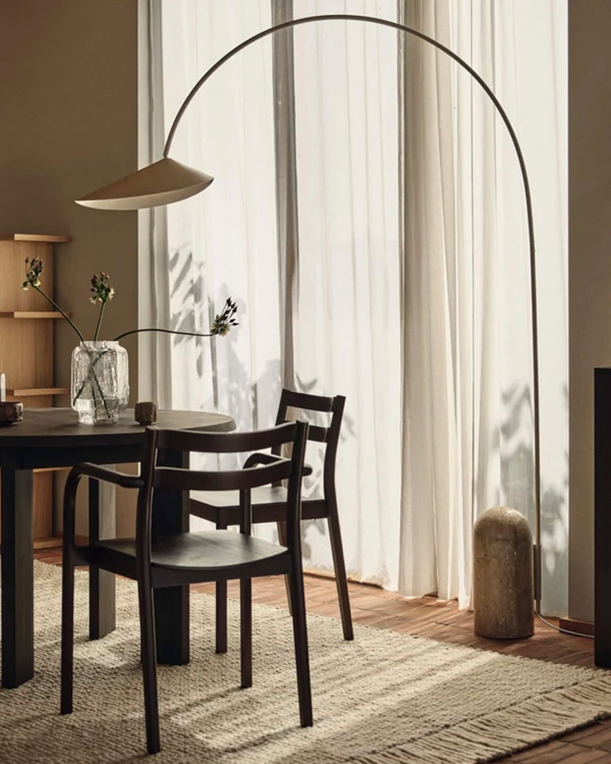 Arum Arched Floor Lamp Cashmere