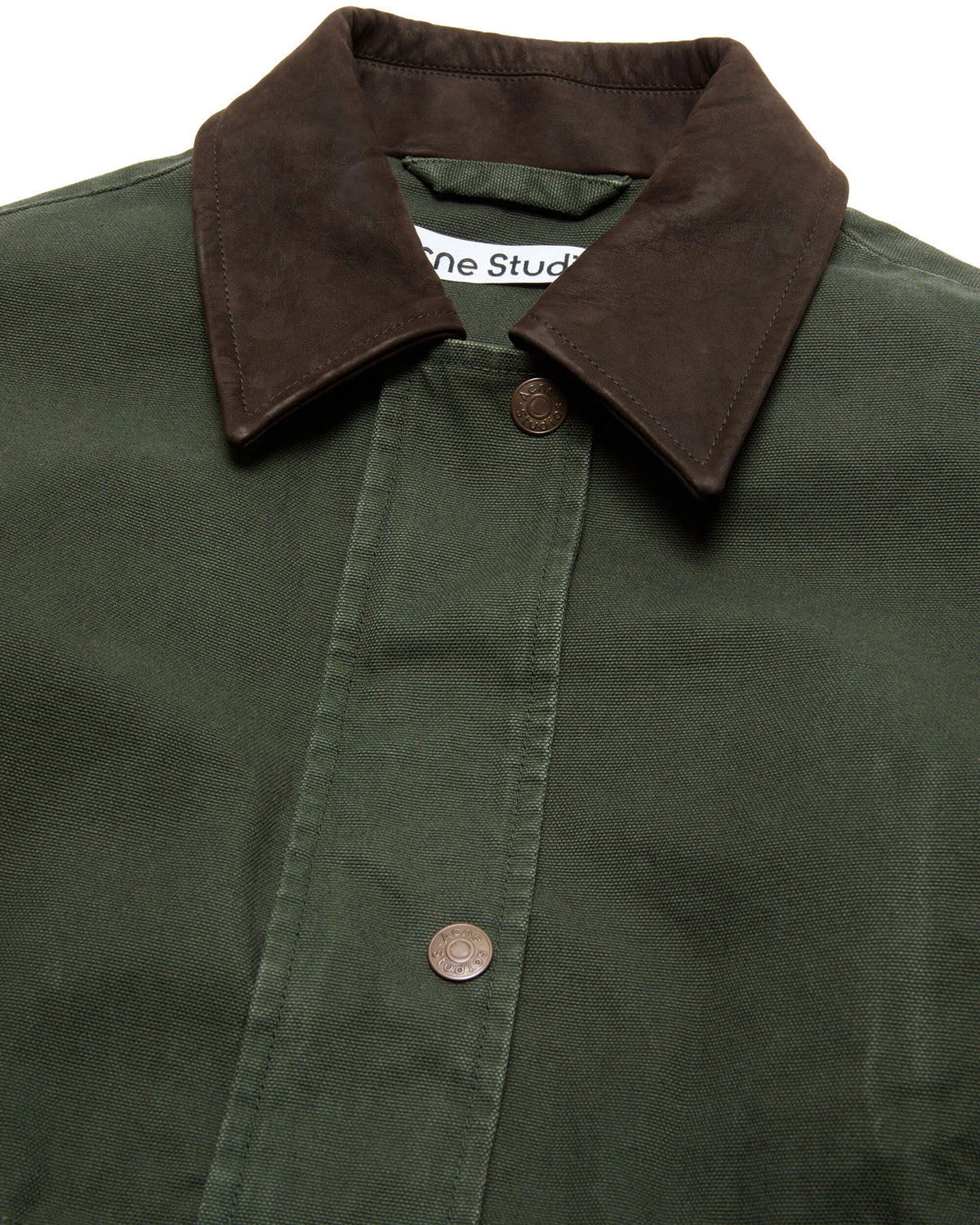 Cotton Canvas Hunter Jacket Dark Green