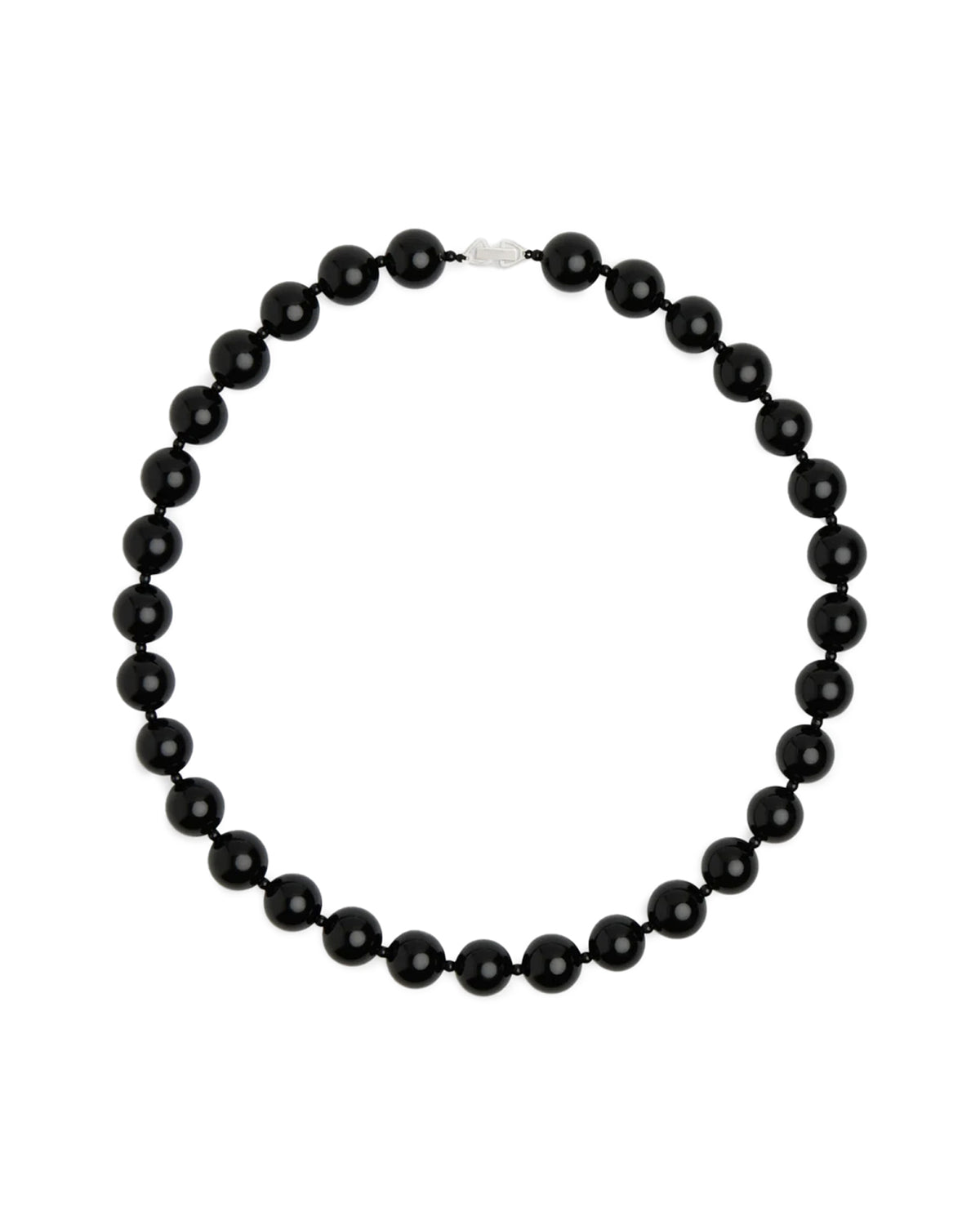 Dagny Stone Necklace Silver
