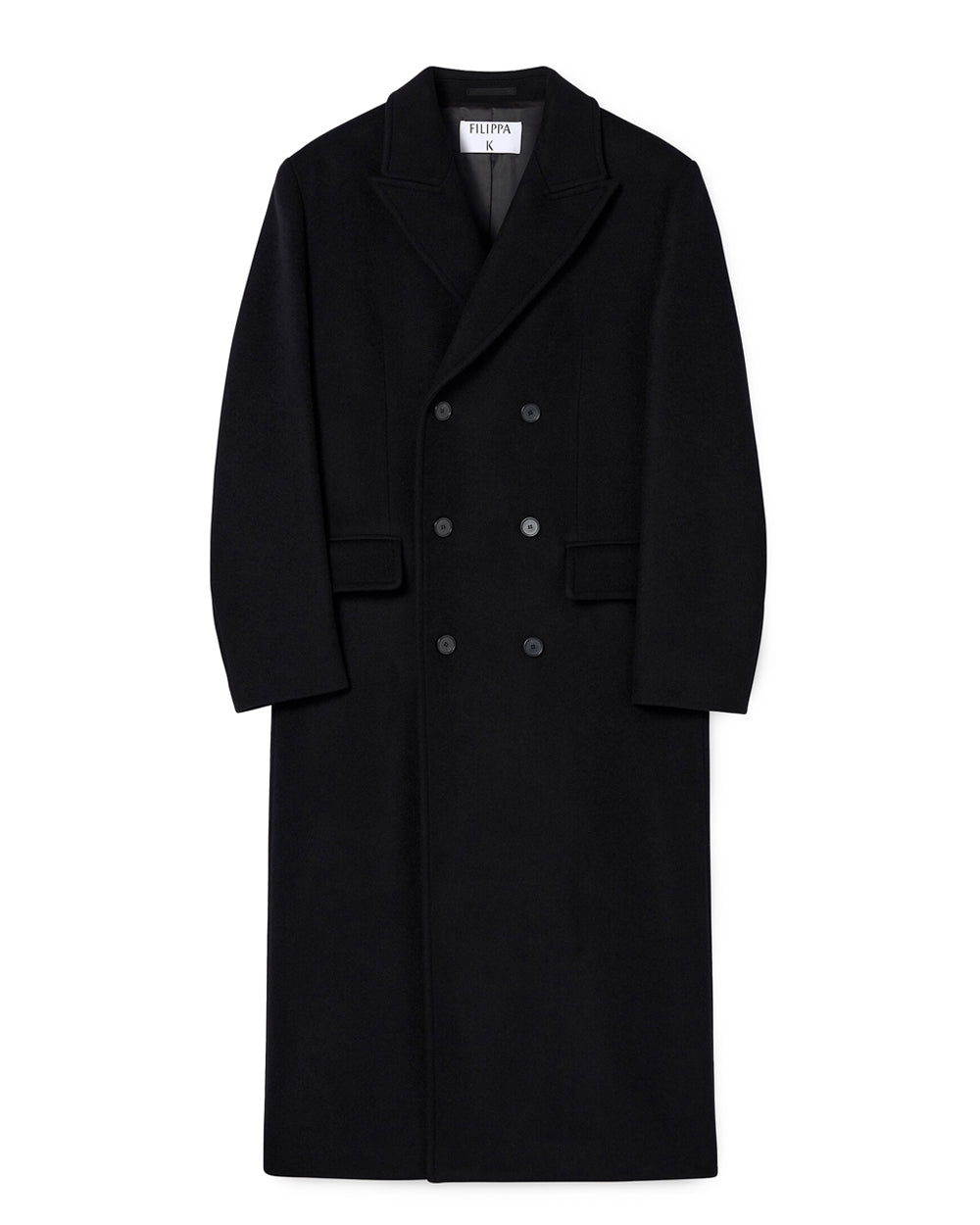 Damian Wool Coat Black