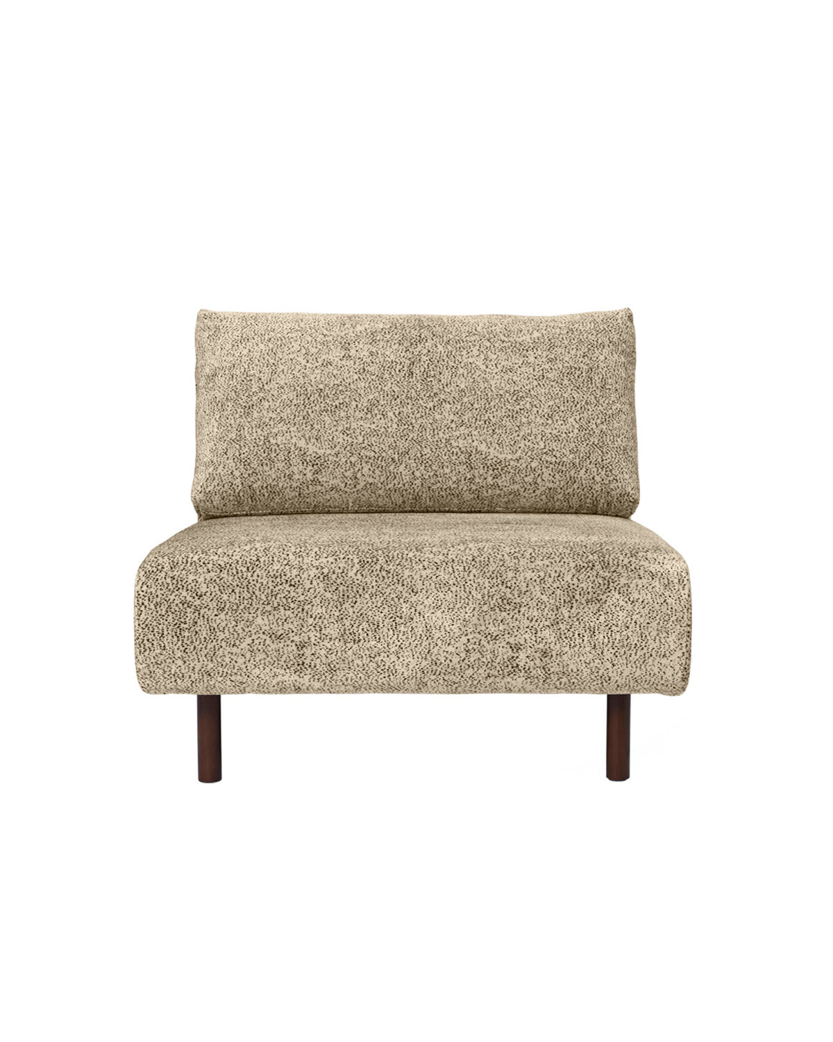 Dase Sofa Center Poppy Velvet Butter/Black